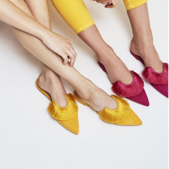 schutz flat mules